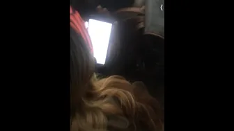 Ebony taking dick while on the phone with boyfriend