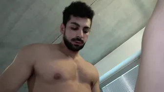 Pole and Arab fuck Polish bitch. Hard fucking in two holes.