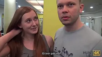 HUNT4K. Young and beautiful Linda Sweet loves sports, money and sex